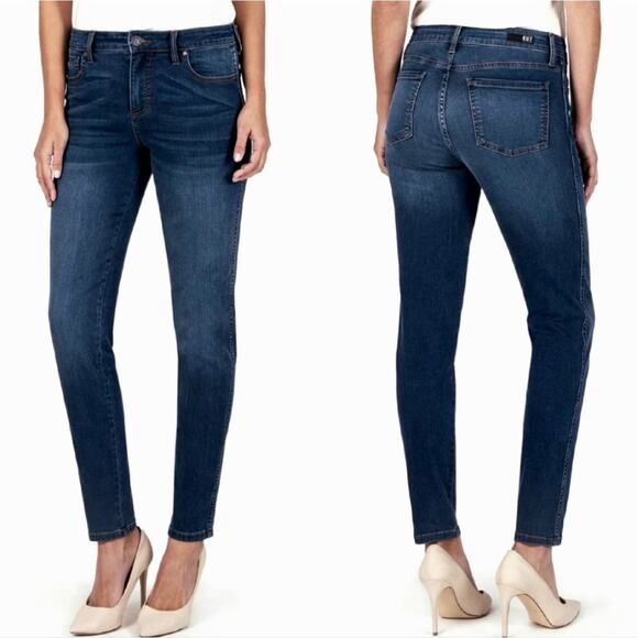 Kut from the Kloth Diana Mid Rise Relaxed Fit Skinny Jeans Size 6 - Picture 4 of 15